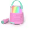 Image de Enceinte Bluetooth Karaoke Avec Micro Changeur De Voix Rose