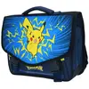 Image de Cartable Pokémon Motif Pikachu Qualité Haut De Gamme 38 Cm Bleu / Jaune