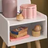 Image de Table De Chevet Chambre Enfant, Pieds En Pin Blanc
