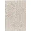 Image de Tapis À Relief Doux Et Élégant Groove Beige Sable