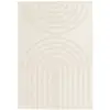 Image de Tapis Doux Et Confortable Et Graphique Arch Beige Sable