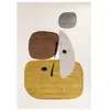 Image de Tapis Géométrique Hommage À Joan Miró Collage Palette Colorée
