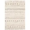 Image de Tapis Shaggy Ethnique Doux Et Volumineux Bloom Beige Sable