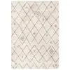 Image de Tapis Shaggy Ethnique Doux Et Volumineux Diamond Beige Sable