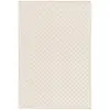 Image de Tapis En Laine Et Coton A Carreaux Fait Main Gabin Beige Sable