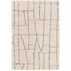 Image de Tapis À Poils Longs Design Doux Et Volumineux Teleia Beige Sable