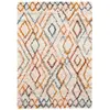 Image de Tapis Shaggy Ethnique Coloré Doux Et Volumineux Djemaa Palette Colorée