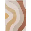 Image de Tapis Doux Et Résistant Aux Teintes Chaleureuses Fauve Palette Colorée