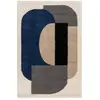 Image de Tapis Design Épais Et Confortable Gatsby Bleu Naturel