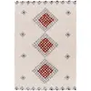 Image de Tapis Shaggy Doux Et Moelleux À Poils Longs Tessera Rouge Naturel