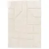 Image de Tapis Doux À Relief En Polyester Recyclé Murmure Beige Sable