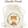 Image de Sac À Dos Les Aquarellés Renard Et Hérisson Multicolore
