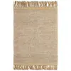 Image de Tapis Naturel En Jute Et Laine Bubbles Gris Minéral