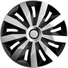 Image de Boîte de 4 enjoliveurs PENTA SilverNoir ABS 15'' Polaire RA15-RPEA