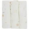 Image de Lot De 3 Langes En Coton Bébé Beige