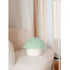 Image de Veilleuse musicale et projecteur d'étoiles Champignon vert sauge