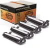 Image de Pack de 4 toners compatibles BROTHER TN-1050 noir