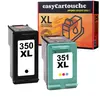 Image de Pack 2 cartouches compatibles HP 350XL 351XL noir et couleur