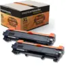 Image de Pack 2 Toners compatibles BROTHER TN2510XL noir