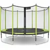 Image de Trampoline Jardin Ø 430?cm + Filet De Sécurité - Jumpi 430 - Noir/vert Vert