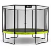 Image de Trampoline De Jardin Ø 360cm + Filet De Sécurité - Punchi 360 Vert Vert