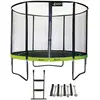 Image de Trampoline Ø 300cm + Filet De Sécurité + Échelle + Kit Ancrage - Punchi 300 Vert Vert