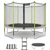 Image de Trampoline Ø 430?cm + Filet + Échelle + Bâche + Kit D'ancrage - Jumpi 430 Taupe