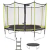 Image de Trampoline Ø 430?cm + Filet + Échelle + Bâche - Jumpi 430 - Noir/vert Vert