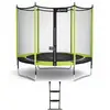 Image de Trampoline Jardin Ø 300?cm + Filet + Échelle - Jumpi 300 - Noir/vert Vert