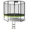 Image de Trampoline De Jardin Ø 300cm + Filet De Sécurité + Échelle - Punchi 300 Vert Vert