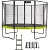 Image de Trampoline Ø 430cm + Filet De Sécurité + Échelle + Kit Ancrage - Punchi 430 Vert Vert