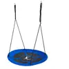Image de Kangui Balançoire Ronde Nid D'oiseau Rond Ø100cm - Bleu - Charge 150kg Maxi Bleu