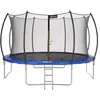 Image de Trampoline Rond Ø 430cm Avec Filet De Sécurité Et Échelle - Fpr 430 Bleu