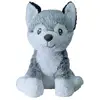 Image de Peluche Géante Chien Husky Kodi - Made In France Gris Et Blanc