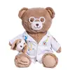 Image de Peluche Ours Vétérinaire - Docteur Gaston - 40 Cm Brun