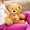 Image de Peluche Bouillotte Ours Crème Marron