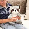 Image de Peluche Bouillotte Raton Laveur Gris