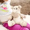 Image de Peluche Bouillotte Rhino Gris