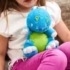 Image de Peluche Bouillotte Dinosaure Bleue Bleu