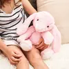 Image de Peluche Bouillotte Lapin Rose Rose