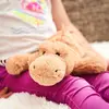 Image de Peluche Bouillotte Crocodile Orange
