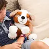 Image de Peluche Bouillotte Chien Berger Blanc