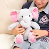 Image de Peluche Bouillotte Eléphant Gris