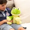 Image de Peluche Bouillotte Grenouille Vert