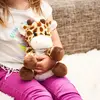 Image de Peluche Bouillotte Girafe Jaune