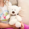 Image de Peluche Bouillotte Ours Blanc Beige