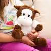 Image de Peluche Bouillotte Vache Blanc