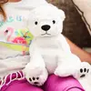 Image de Peluche Bouillotte Ours Polaire Blanc