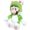 Image de Peluche enfant Sanei Luigi Cat Vert 25 cm 75CAT013