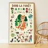 Image de Poster Géant 60 Stickers Forêt Multi-coloured